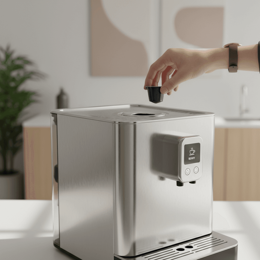 Premium coffee vending machine for workplace